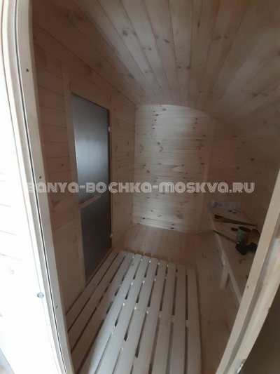 Овальная баня-бочка 4*5,8