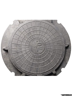 ЛЮК полимерно песчаный тип садовый цвет зеленый черный до 0,8т