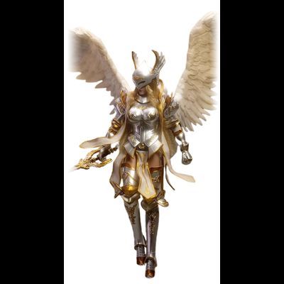 Архангел Михаэль в серебряном - Коллекционная фигурка 1/12 SCALE Dawn Wings Silver Armor Archangel (LXF2311B) - Lucifer