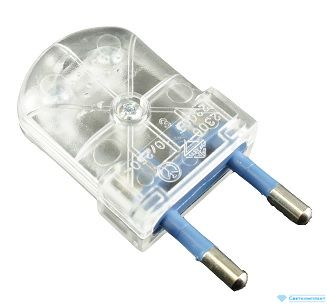 Вилка электрическая прозрачная (Италия)