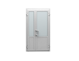 Алюминиевая дверь 1400х2100