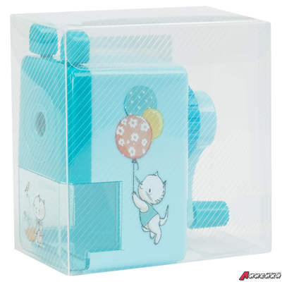 Точилка механическая ArtSpace "Веселые друзья", пласт. корпус ассорти, инд. упаковка. SR_51183