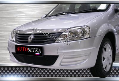 Premium защита радиатора для Renault Logan (2010-2014)