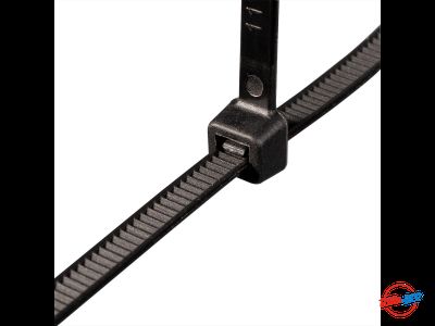 Стяжки кабельные Fortiflex NORD 4х200 черные