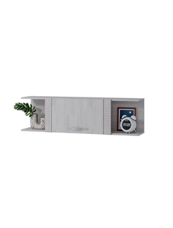 Шкаф антресольный Монако АН-07 ясень белый (Мебелони)