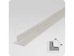 Алюминиевый внутренний уголок Лука УВО 04-27.2700.052 Ель дымчатая