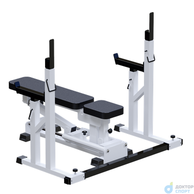 Скамья регулируемая со стойками