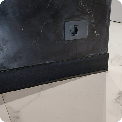 Плинтус ХДФ Dollken S100 100мм Х 2,575 м 1001/1144 Черный