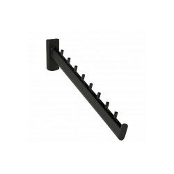 Наклонный кронштейн в профиль с двойным зацепом, 380 мм