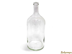 Бутыль прозрачная, 2 литра (ручная работа)