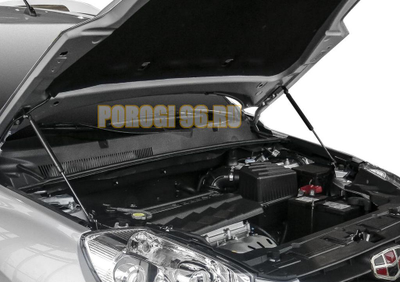 Амортизаторы капота, 2 шт. АвтоУпор для Geely Emgrand X7 I / I рестайлинг 2011-2016 / 2016-2018