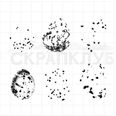 Штамп пятнышки яичные