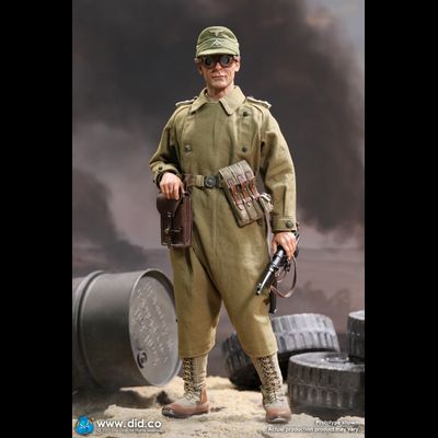 Капитан немецкого Африканского корпуса - КОЛЛЕКЦИОННАЯ ФИГУРКА 1/6 WW2 German Afrika Korps Infantry Captain – Wilhem (D80151) - DID