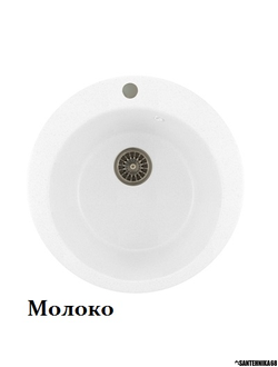 Мойка из мрамора Mixline ML-GM13 круглая