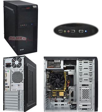 i3-4160 3.6 GHz MB ASUS H81M-K RAM 4 GB 1600 MHz HDD 500 GB no DVD 400W