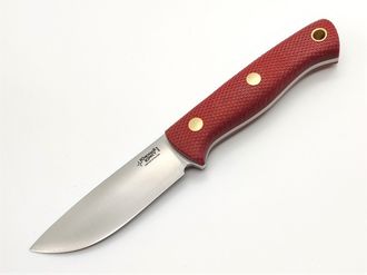 Нож Caribou сталь N690 красная микарта
