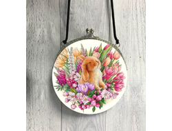 Сумка круглая год Кролика №8