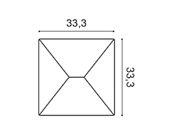 Декоративная стеновая 3D панель из полиуретана Orac Decor - Modern- (Орак Декор - Модерн) W106 ENVELOP