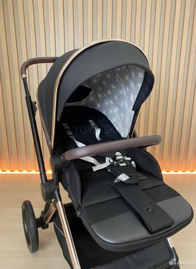 Детская коляска 3 в 1 Luxmom 733 Skyte Черный