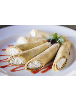 Блинчики с творогом