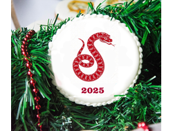 Имбирный пряник 2025 . Красная змея