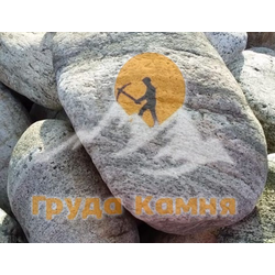 Галька круглая белая речная, фракция 200-400 мм