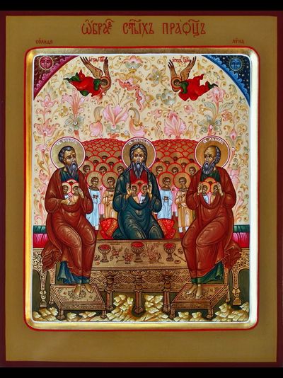 Святые Праотцы (Образ Святых Праотец). Рукописная икона.