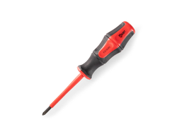Отвертка диэлектрическая PZ1x80 серия ПРОФИ для работ под напряжением до 1000 В