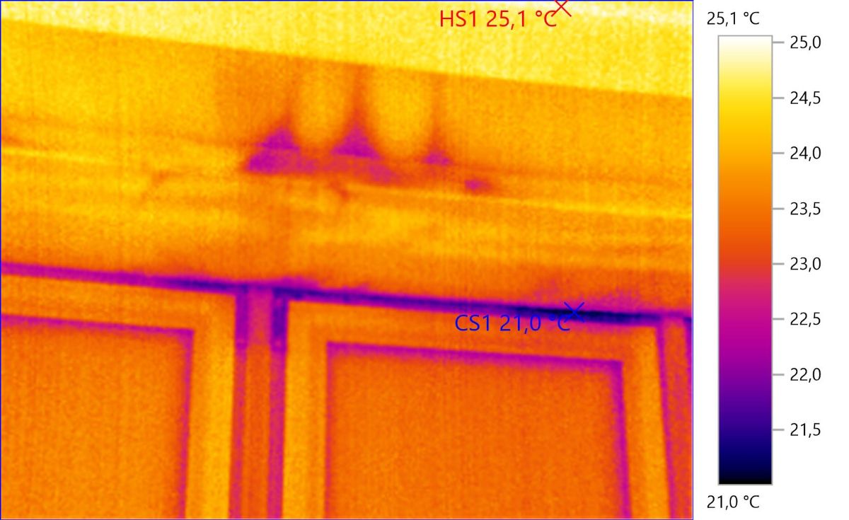 Проведение тепловизионного обследования квартиры жилого дома