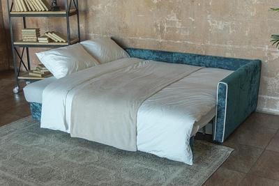 ДВУСПАЛЬНЫЙ КОМПАКТНЫЙ ПРУЖИННЫЙ ДИВАН-КРОВАТЬ НИЦЦА, МЕТАЛЛОСКЕЛЕТ С МЕХАНИЗМОМ ПАНТОГРАФ В МОСКВЕ НЕДОРОГО