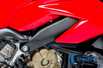 Накладка на раму правая карбоновая RAR.105.DV4RM.K Ducati Panigale V4 V4S 2022 - 2023