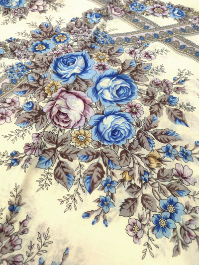 Павловопосадский платок Аромат лета 1432-2