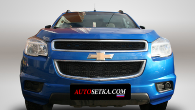 Premium защита радиатора для Chevrolet TRAILBLAZER (2013-2016) из 2-х частей