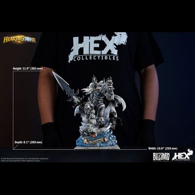 Король-Лич (серия Warcraft, HearthStone) - КОЛЛЕКЦИОННАЯ СТАТУЯ 1/10 The Lich King (HEXHS002) - HEX Collectibles x Blizzard