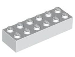 Brick 2 x 6, White (2456 / 245601 / 4181142)