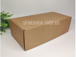 Коробка с откидной крышкой 350*170*110 мм БУРЫЙ