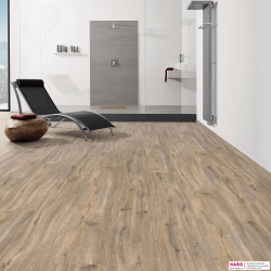 Дизайнерский пол Disano Classic Aqua Дуб Каменный кремовый 543731 в интерьере комнаты