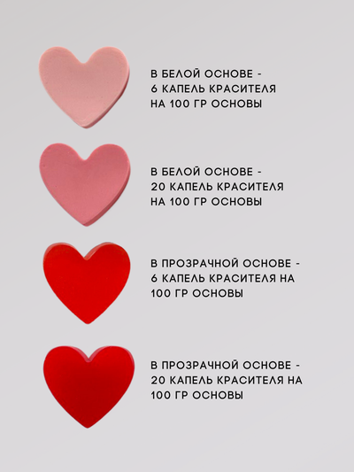 Пигмент косметический Красный 50 мл. Пр-во РФ