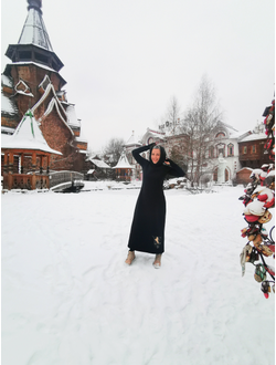 Платье спортивное с капюшоном "Мезенские мотивы"