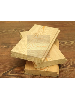 Половая доска шпунтованная 140х45х6000 мм хвойная (ель, сосна) категория "АВ"