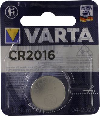 Батарейка CR2016 литиевая VARTA CR2016 3V 1 шт