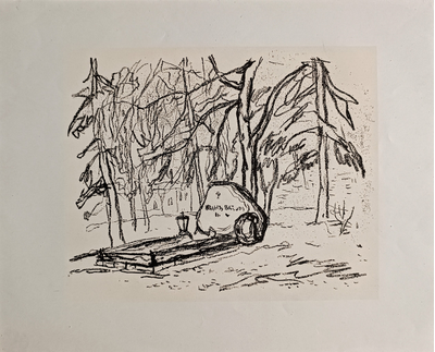 "экслибрис Б. Н. А." ксилография 1970-е годы