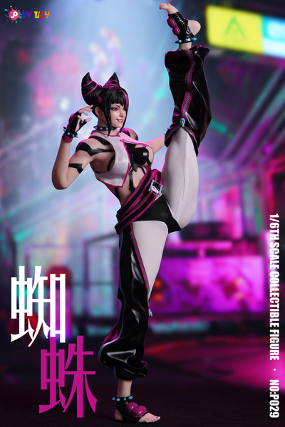 ПРЕДЗАКАЗ - Юри Хан (Street Fighter 6)  - Коллекционная ФИГУРКА 1/6 Spider Female Agent Gen 6 (P029) - PLAY TOY ?ЦЕНА: 26700 РУБ.?