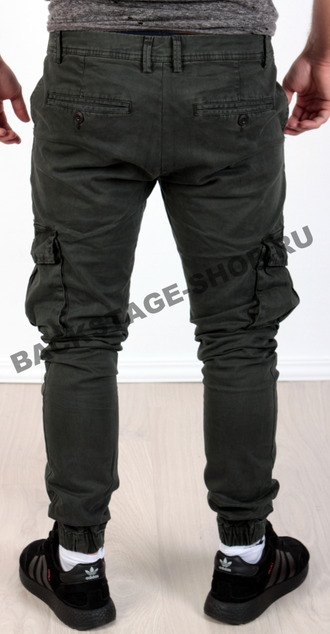 Мужские джоггеры с карманами Brown