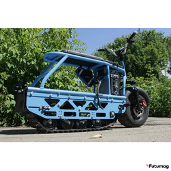 Гусеничный электровездеход SandBike Голубой