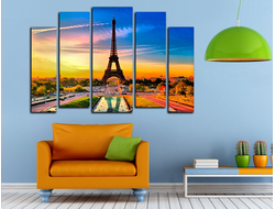 Модульная картина "Символ Парижа"