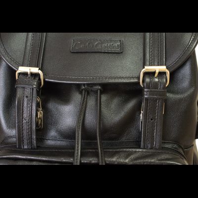 Кожаный рюкзак Volturno black (арт. 3004-05)