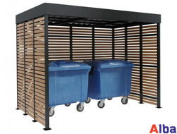 контейнерная площадка на 4 контейнера