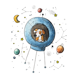 D0482 Пес-космонавт