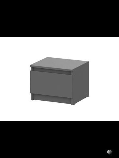 Денвер тумба прикроватная Графит серый